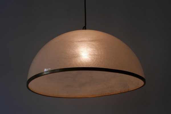 Elegant Mid-Century Modern Acrylic Glass Pendant Lamp, 1970s-WPT-904621