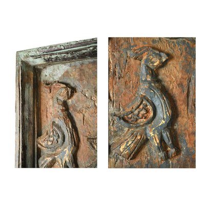 Element of Bas-Relief in Carved and Patinated Wood, 1850s-NQ-636617