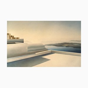 Elena Borstein, Thira VII Rooftops, 1991, Pastel on Paper-CHG-2030420