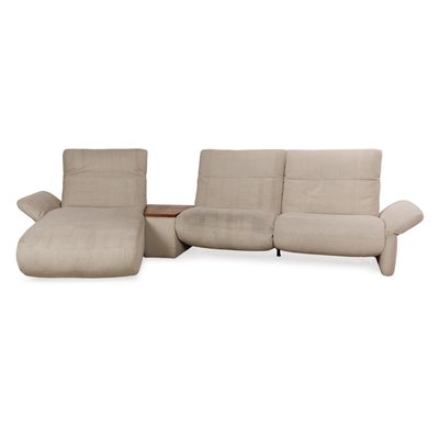 Elena Fabric Corner Sofa in Left Cream Beige from Koinor-RQW-2021992