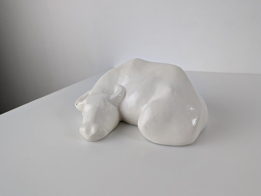 Elena Laverón, Resting Water Buffalo, 1980s, Ceramic-JJT-1475101