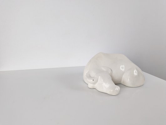 Elena Laverón, Resting Water Buffalo, 1980s, Ceramic-JJT-1475101