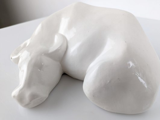 Elena Laverón, Resting Water Buffalo, 1980s, Ceramic-JJT-1475101