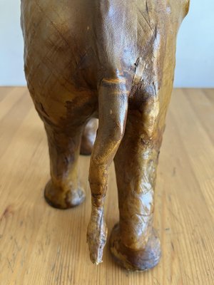 Elephants in Brown Leather, 1960s, Set of 2-AAR-1319882