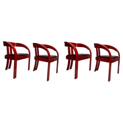 Elisa Armchairs by Giovanni Battista Bassi, 1960s, Set of 4-KKZ-1814265