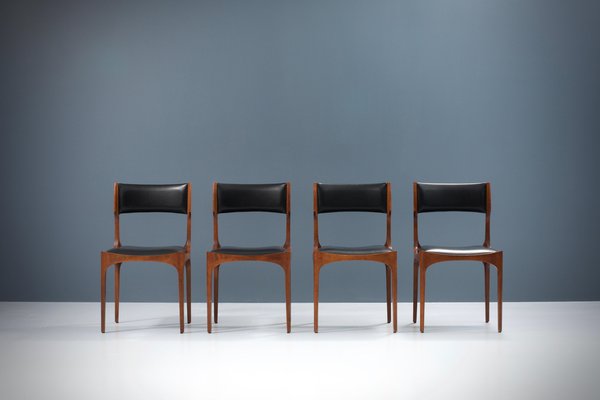 Elisbetta Dining Chairs attributed to Giuseppe Gibellei, Italy, 1963, Set of 4-ITV-1801630