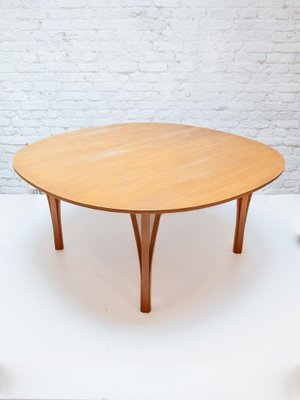 Ellipse Coffee Table attributed to Piet Hein & Bruno Mathsson for Fritz Hansen, 1990-KL-1738124