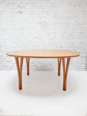 Ellipse Coffee Table attributed to Piet Hein & Bruno Mathsson for Fritz Hansen, 1990-KL-1738124