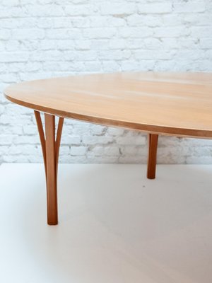 Ellipse Coffee Table attributed to Piet Hein & Bruno Mathsson for Fritz Hansen, 1990-KL-1738124