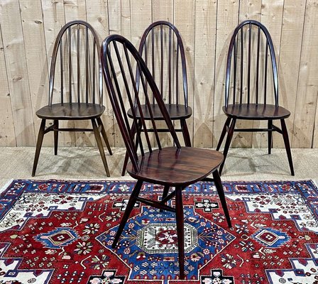 Elm Chairs from Ercol, 1970s, Set of 4-QYF-2024527