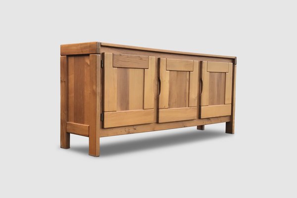 Elm Sideboard by Roland Haeusler for Maison Regain, 1970s-PDW-1396907