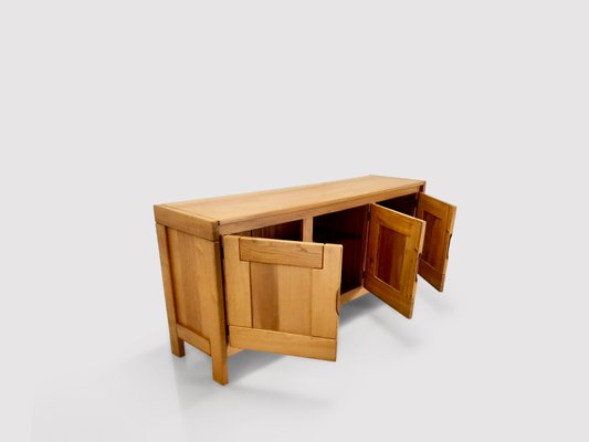 Elm Sideboard by Roland Haeusler for Maison Regain, 1970s-PDW-1396907