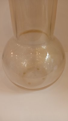 Elongated Vase in Transparent Glass by Archimede Seguso, 1970s-TKR-1819369