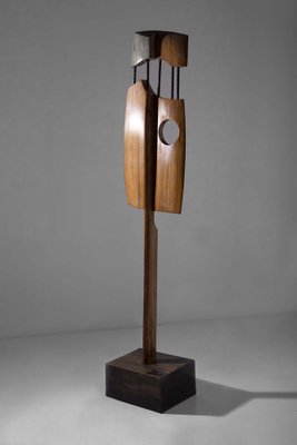 Elvio Becheroni, Totem, Walnut Sculpture-RCE-1787433