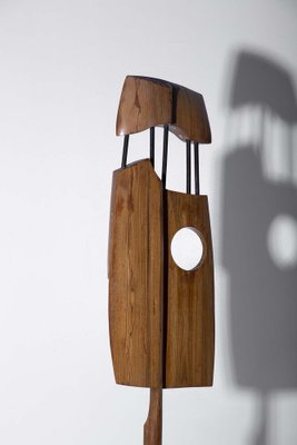 Elvio Becheroni, Totem, Walnut Sculpture-RCE-1787433