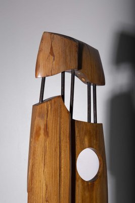 Elvio Becheroni, Totem, Walnut Sculpture-RCE-1787433