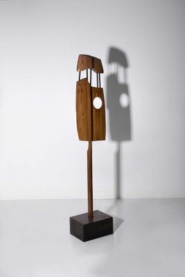 Elvio Becheroni, Totem, Walnut Sculpture-RCE-1787433