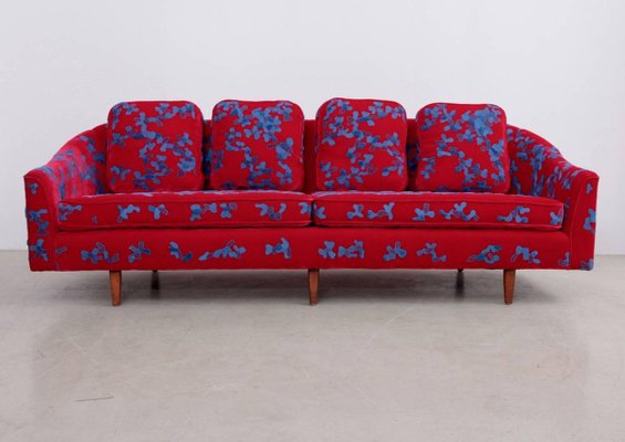 Embroidered Fabric Sofa by Harvey Probber, 1960s-SFD-631653