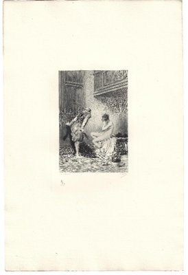 Emile Boilvin - La Dame Fouettée - Etching - 1882-ZCI-872366