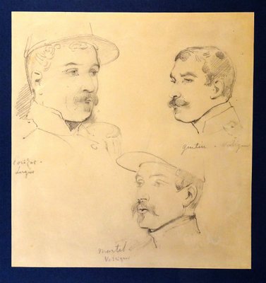 Émile Jean-Horace Vernet, Les Soldats, Pencil Drawing-ZCI-2029800