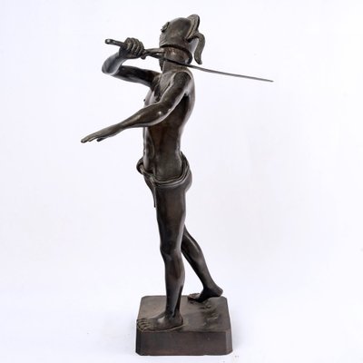 Émile Louis Picault, Gladiator, 19th Century, Bronze-UQL-1788271