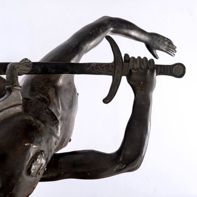 Émile Louis Picault, Gladiator, 19th Century, Bronze-UQL-1788271