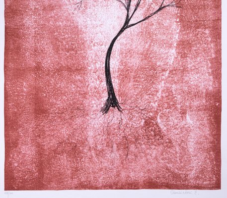 Emilio Conciatori, Tree, Original Lithograph, 1970s-ZCI-1179735