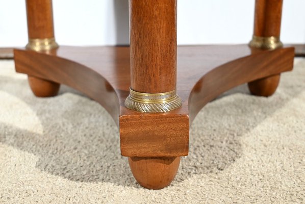 Empire 20th Century Mahogany Pedestal Table, 1890s-RVK-1792467