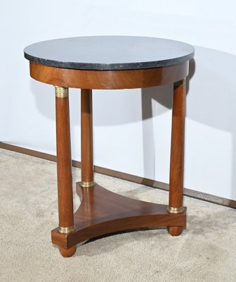 Empire 20th Century Mahogany Pedestal Table, 1890s-RVK-1792467