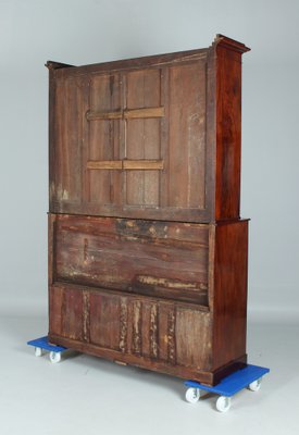 Empire Bookcase with Safe Deposit Box, 1820s-ZLE-1784499