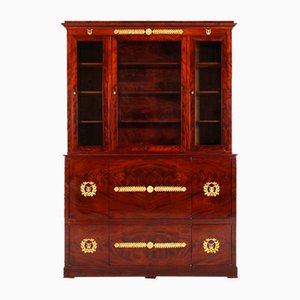 Empire Bookcase with Safe Deposit Box, 1820s-ZLE-1784499