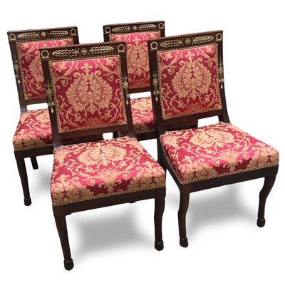 Empire Chairs in Mahogany, Set of 4-TBU-2040583