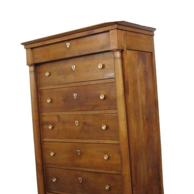 Empire Cherry Wood Chest of Seven Drawers-TCS-2017501