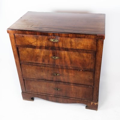 Empire Chest of Drawers with Four Mahogany Drawers, 1840s-UY-1000715