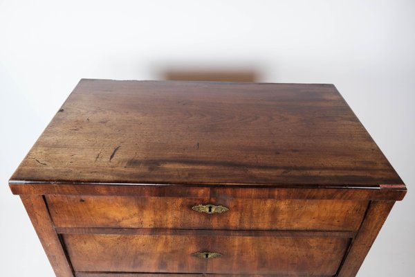 Empire Chest of Drawers with Four Mahogany Drawers, 1840s-UY-1000715