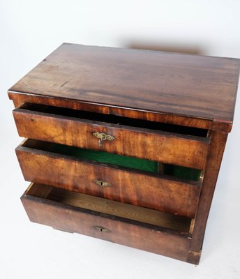 Empire Chest of Drawers with Four Mahogany Drawers, 1840s-UY-1000715