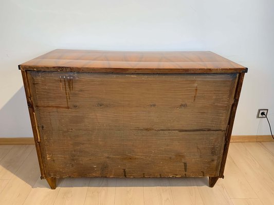 Empire Commode in Walnut Veneer with Caryatids, Austria, 1810s-NNB-1271316