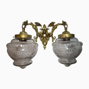 Empire Dragons Wall Lamp, 1930s-ZVO-1437994