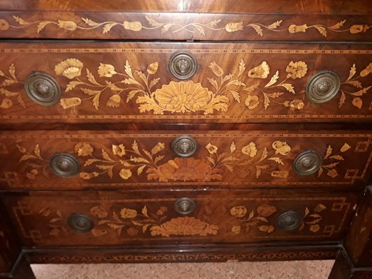 Empire Dutch Inlaid Secretaire-AKA-691942