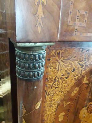 Empire Dutch Inlaid Secretaire-AKA-691942