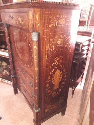 Empire Dutch Inlaid Secretaire-AKA-691942