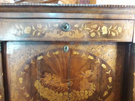 Empire Dutch Inlaid Secretaire-AKA-691942