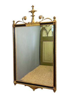 Empire Hand Carved and Guilded Mirror from Spini Firenze, 1960s-WZZ-1812435