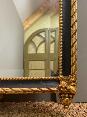 Empire Hand Carved and Guilded Mirror from Spini Firenze, 1960s-WZZ-1812435