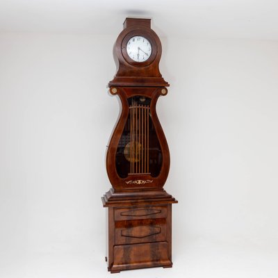 Empire Mahogany Grandfather Clock, Early 19th Century-VEI-1748811