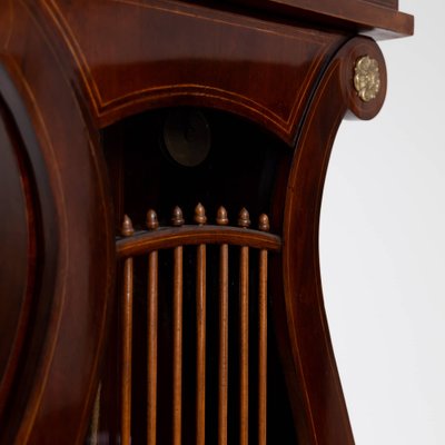 Empire Mahogany Grandfather Clock, Early 19th Century-VEI-1748811