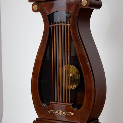 Empire Mahogany Grandfather Clock, Early 19th Century-VEI-1748811