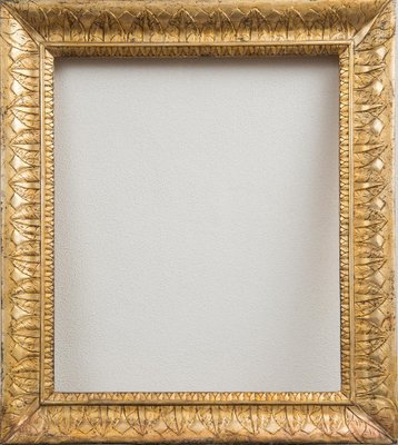 Empire Neapolitan Frame in Golden and Carved Wood, 1800s-KKK-1776536