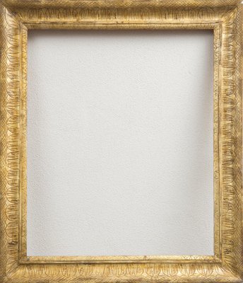 Empire Neapolitan Frame in Golden and Carved Wood, 1800s-KKK-1776537