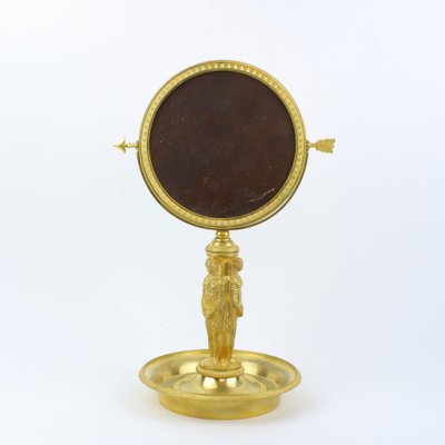 Empire or Charles X Egyptian Style Table Mirror, France, Early 1800s-KMT-1194449